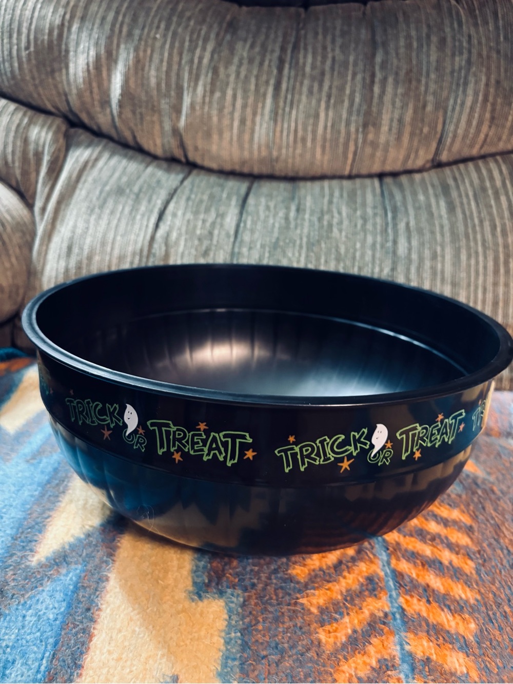 PackerWare Halloween Trick or Treat Ghost Bowl - Black